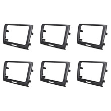 6X Black 220 x 130 x 210mm 2 Din Car DVD Radio Fitting Dash Panel Fascia Frame for 2009-2014 Superb