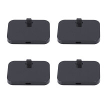 4X Mobile Phone Desktop Type-C Charger Stand Holder Cellphone USB-C Charging Docking Station Black
