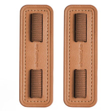 2X Universal Stylus Pen Holder Sticker for Pencil for Table Touch Pen M-Pencil Anti-Lost Case -Brown