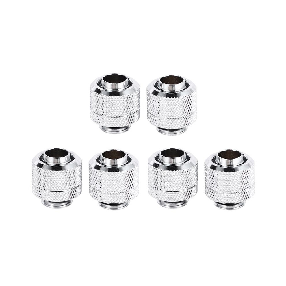 6Pcs Water Cooling Fittings G1/4 External Thread Pagoda For 9.5X12.7mm Soft Tube Computer Cooling System Connector 4713277683581