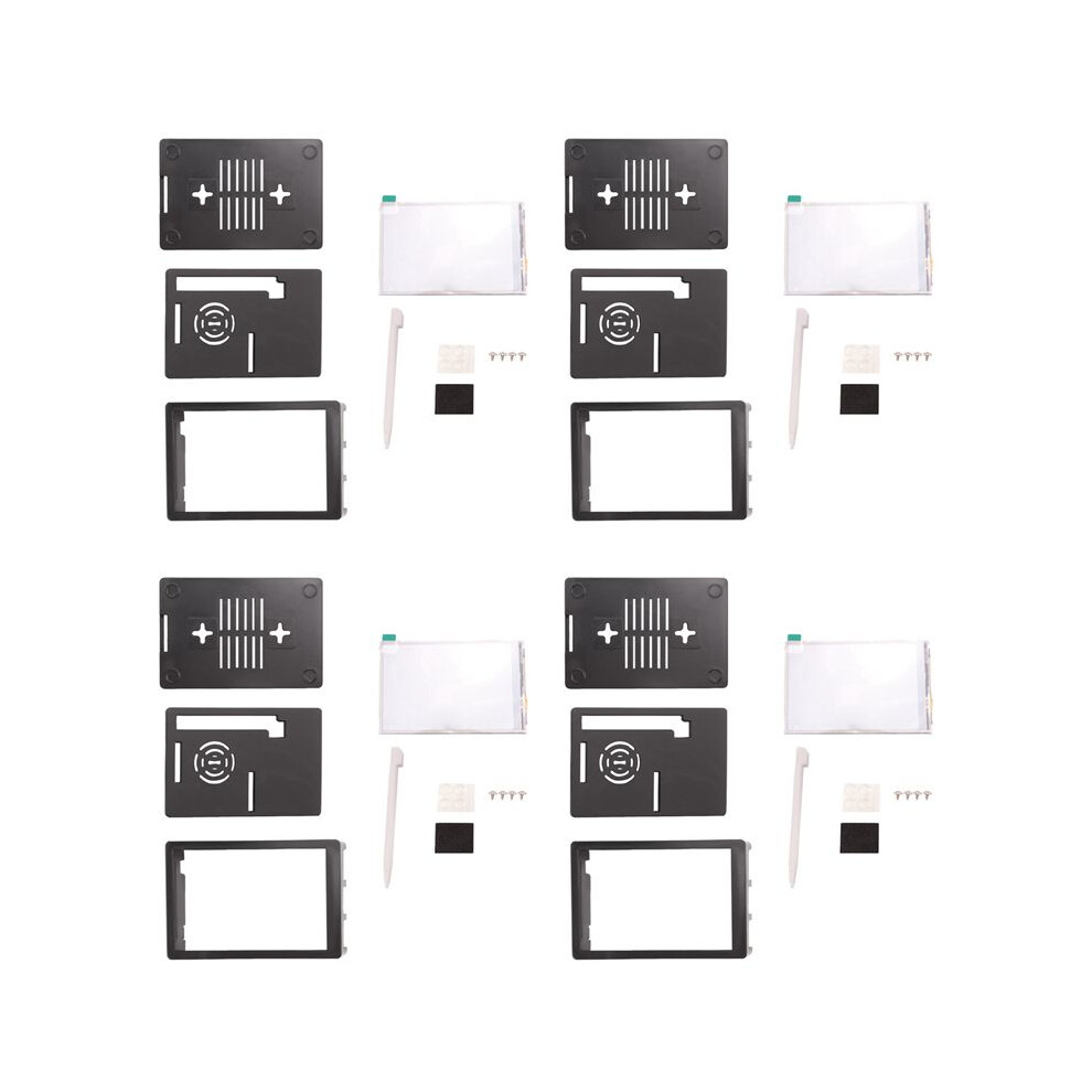 4X 3.5 Inch Tft Lcd Contact Screen 320X480 Resolution Abs Case + Touchpen For Raspberry Pi 4 B 4711042982341