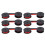 18Pack Typewriter Ribbon Twin Spool Typewriter Ribbon Red and Black Twin Spool Replacement Pack for Most Typewriter 8