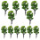 36 Pcs  1:50 Train Scenery Landscape Model Trees (Green) 1