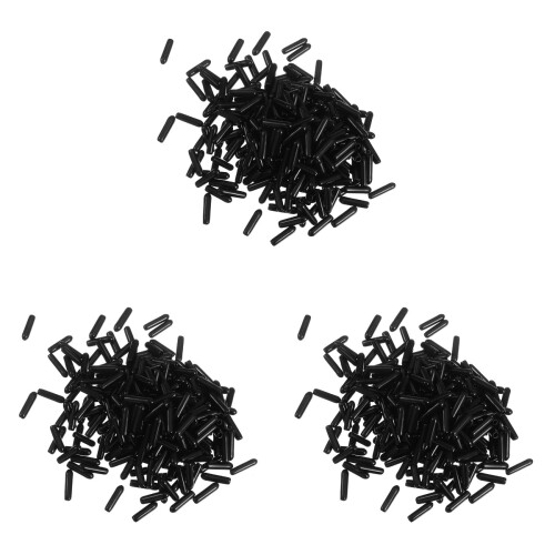 3 Pcs Thread Protectors Black End Protective Cap Bolt Cover Screw 1