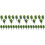 36 Pcs  1:50 Train Scenery Landscape Model Trees (Green) 4