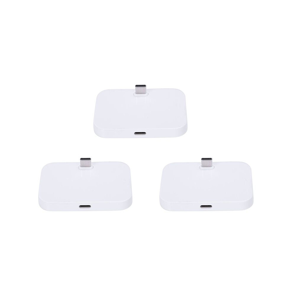 3X Mobile Phone Desktop Type-C Charger Stand Holder Cellphone Usb-C Charging Docking Station Silver 4712060403801