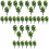 36 Pcs  1:50 Train Scenery Landscape Model Trees (Green) 3