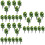36 Pcs  1:50 Train Scenery Landscape Model Trees (Green) 7