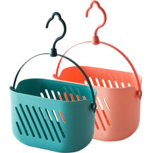 6Pcs Bathroom Hanging Basket Sundry Storage with Good Air Circulation