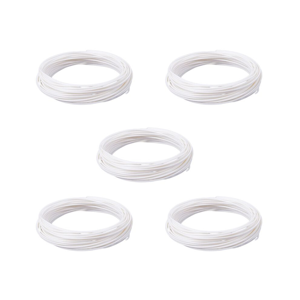 5X 3D Printer Pen Filament 1.75Mm Pla 10M( Pla) White 4712573565157