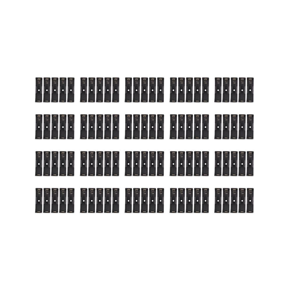 20X Aa/1.5V/Pp3 Battery Holder/Connector Enclosed Or Open With Battery Holder Aa X 1 Holder Pcb 6033581198662