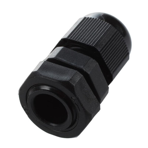 80 PCS PG7 Black Plastic Waterproof Cable Gland Connector 3-6.5mm 2