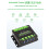 2X Waveshare Industrial 4-Way USB3.2 Gen 1 Hub 2IN-4OUT Dual Host Shared Random Switching Multiple Protection Circuit 2