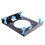 2X Metal Preto À Prova de Choque 3,5 Polegadas Disco RíGido para 5,25 Polegadas DVD ROM Bay Adaptador de Montagem 7
