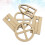 2 Pack Tiny Fairy Doors Window Decorative Wood Chips 10
