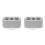 2Pcs Grey Plastic Suction Plates for Toddlers Playpen Stabilizer Base 5