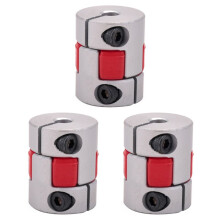 3Stück 5mm X 8mm X 25mm CNC Schrittmotor Flexible Plum Jaw Wellenkupplung Koppler Neu