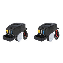 2X C1FB 20-80V E-Bike-Lenker-USB-LadegeräT 24V 36V 48V 60V QC3.0 SchnellladegeräT-Adapter (Rotes Licht)