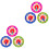 6 Pcs Wooden Clock Toys For Early Educational Learning 3