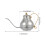 1Pc Household Water Kettle Practical Teapot Boiling Kettle Silver 2