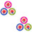 6 Pcs Wooden Clock Toys For Early Educational Learning 6
