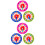 6 Pcs Wooden Clock Toys For Early Educational Learning 5