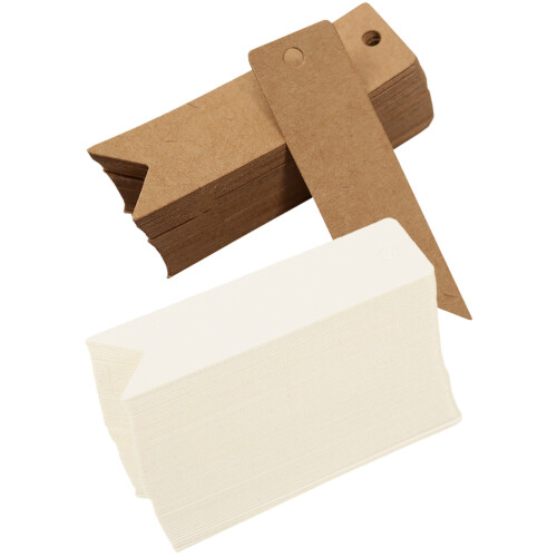 400 Pcs Blank Flashcards Paper Gift Bag Artificial