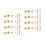 32 Pcs Durable Nail Set With Board Mirror And Copper Screw 5