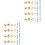 32 Pcs Durable Nail Set With Board Mirror And Copper Screw 4