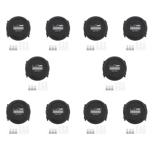10X 12V/24V/36V/48V/72V LED Digital Battery Indicator Waterproof Meter Gauge Battery Indicator for Go-Lf Ca-Rt