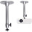 2X  Projector Ceiling Mount,Projector Hanger Compatible for DR.J VANKYO QKK Projector/CCTV/Webcam Load 11 Lbs 2