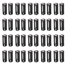 40 PeçAs Suporte de Bateria Preto para 3 X 1,5 V Pilhas AAA Lanterna Lanterna