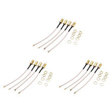 Pack of 12 RF U.FL(IPEX/IPX) PCI to RP-SMA Female Pigtail Antenna Wi-Fi Coaxial RG-178 Low Loss Cable (10 Cm)