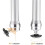 2X  Projector Ceiling Mount,Projector Hanger Compatible for DR.J VANKYO QKK Projector/CCTV/Webcam Load 11 Lbs 3