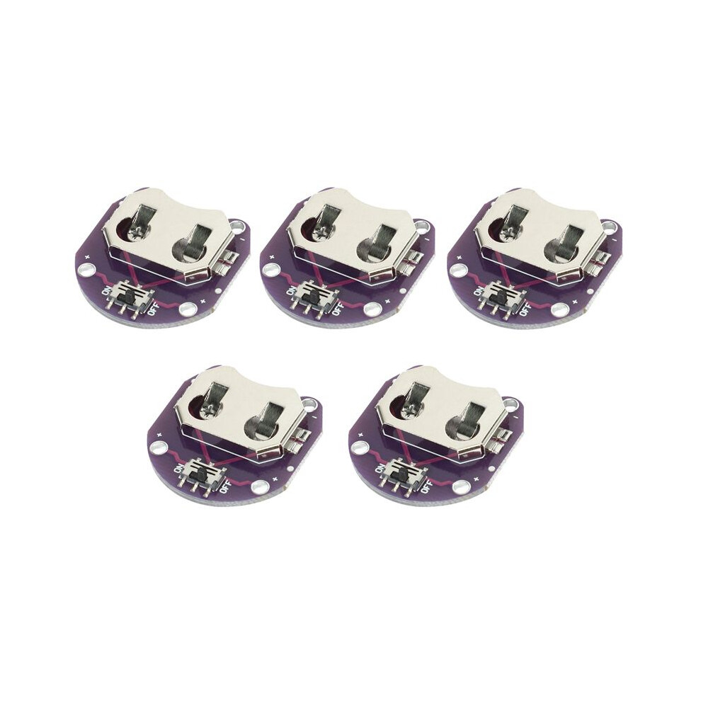 5X Lilypad Coin Cell Battery Holder Cr2032 Battery Mount Module For 4712263740642