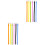 2 Pack Silicone Decorative Bracelet Replacement Watch Strap Band 3