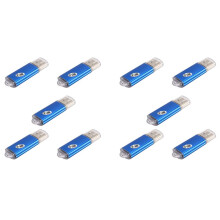 10X 2GB USB 2.0 Flash U-Disk Blau