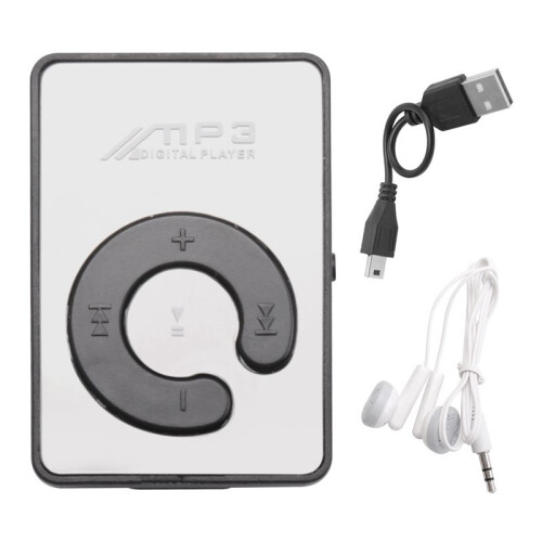 2X  Lettore MP3 Musicale con Cavo USB con Cuffie - Nero 2
