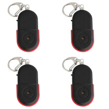 4X  Fischietto Anti-Smarrimento Trova Chiave Allarme Wireless  Tag Localizzatore Chiave Portachiavi Tracker Fischio Suono LED Tracker