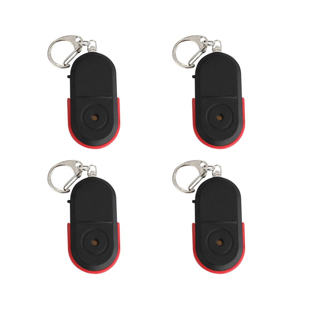 4X Anti-Lost Whistle Key Finder Wireless Alarm Tag Key Locator Keychain Tracker Whistle Sound Led Light 6032033468551
