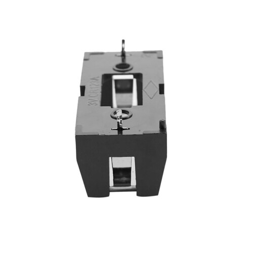 3X Plastic Shell 3V CR123A Button Cell Battery Sockets Holder Case Black 2
