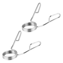 6 Pcs 3 Ring Buckle Clamp Ring Stainless Steel Bar