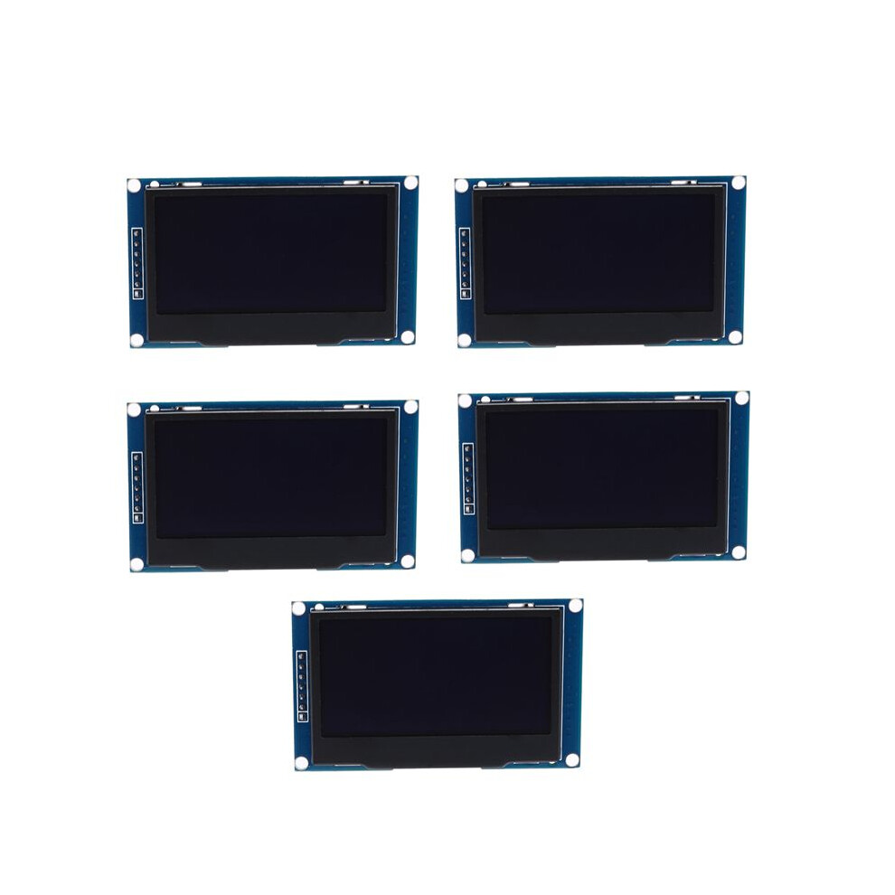 5Pcs 2.42 Inch Oled Display Lcd Screen Module 128X64 Spi/Iic Interface Ssd1309 Display White 6132123123046