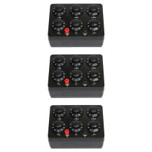 3X 0-99999,9 Ohm Eenvoudige Weerstand Doos Precisie Variabele Decennium Weerstand Onderwijs Instrument Onderwijs Weerstand Doos