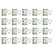 20X 8260 8260NGW WiFi Card+2XAntenna 2.4G/5Ghz 867M 4.2 NGFF M.2 WiFi Wireless Card Module for AC 8260