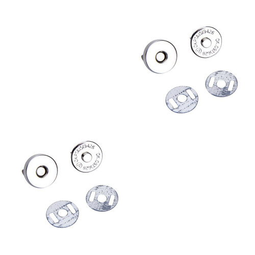 2pcs Magnetic Bag Clasps Magnetic Clasps Round Magnetic Button 2