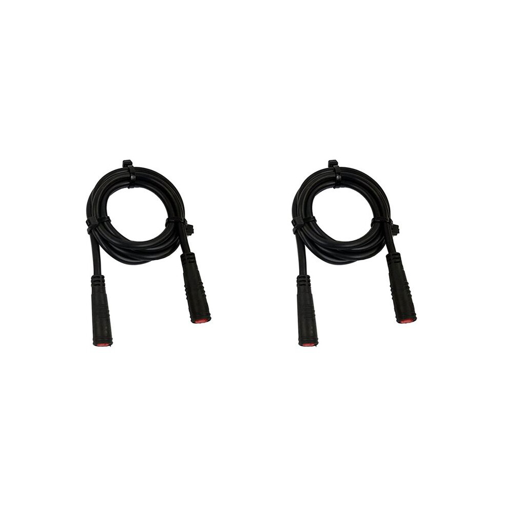 2X Electric Bike Extension Cord Connector 2 Pin Female To Female Waterproof Cable Product Size: 80Cm Length 6032267669199
