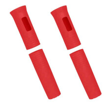 2X Estojo Protetor Elástico para Microfone Sem Fio, Capa Colorida para Alça, Protetor Anti-Queda para Acessórios de Palco Ktv A