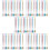 60Pcs Universal Colored Gel Pens Lightweight Comfortable for Writing 11