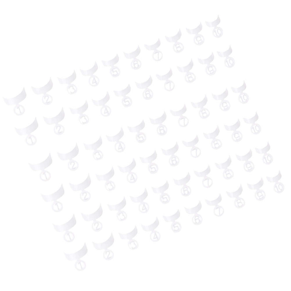 Ohphcall White 1000 Pcs Crescent Fake Nails Tips Manicure Art Accessories For Home